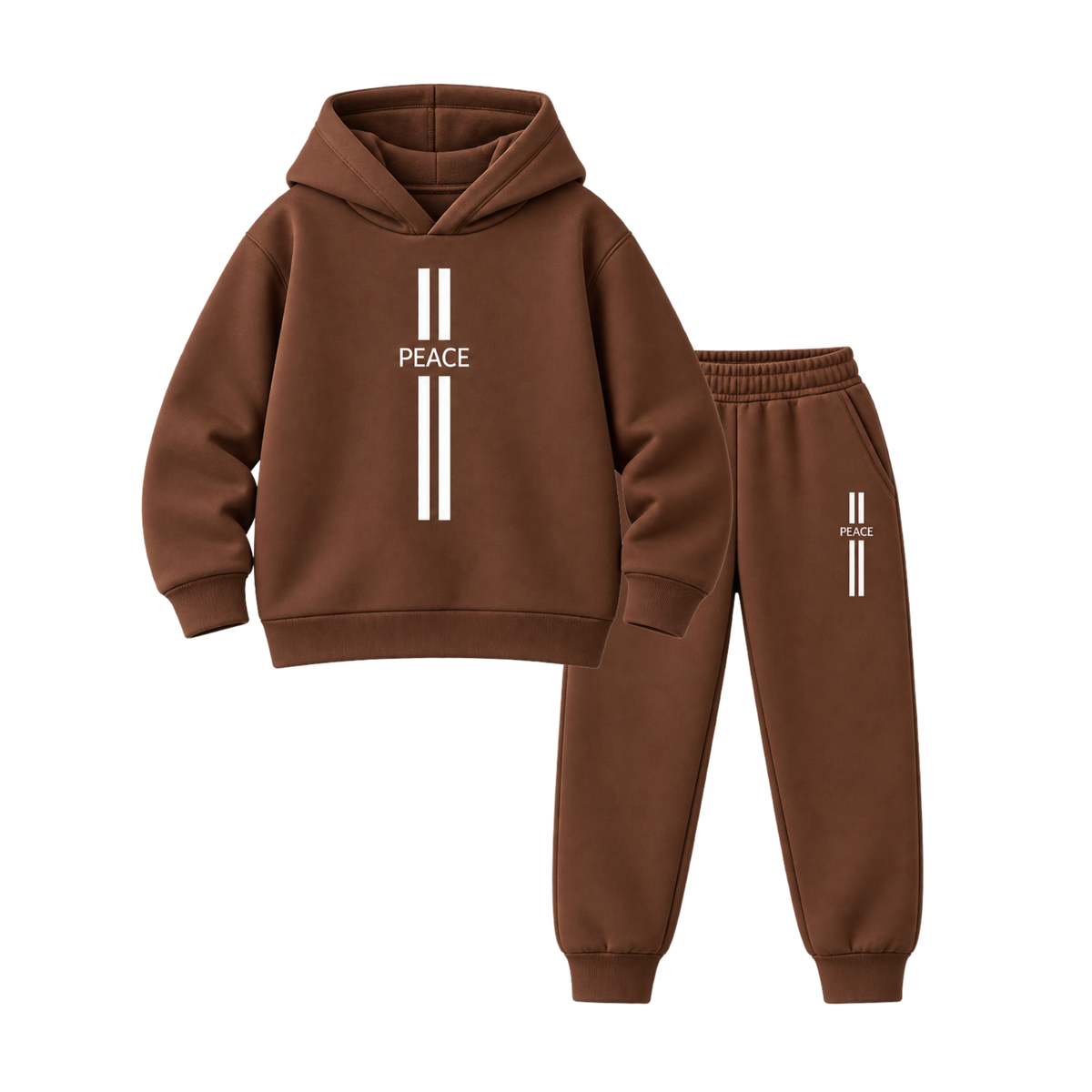 PEACE FLEECE HOODIE PAIR