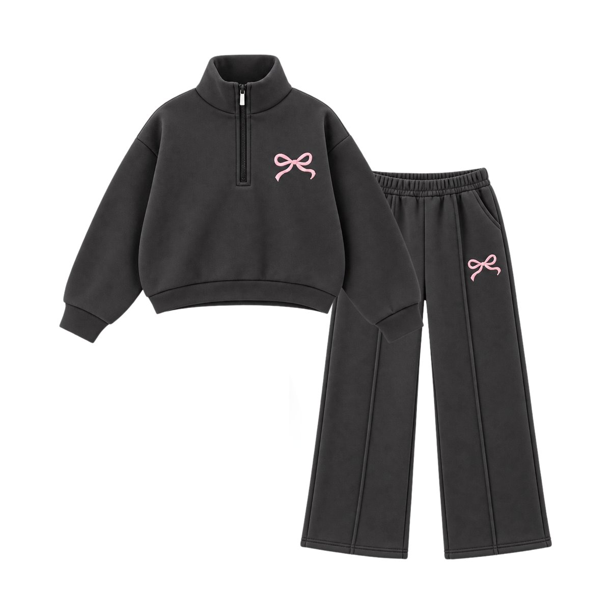CHARCOAL FLEECE TRACKSUIT