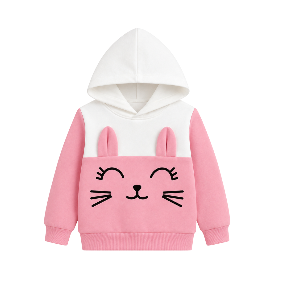 CUTE CAT FLEECE HOODIE