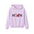 PURPLE LOVE FLEECE HOODIE