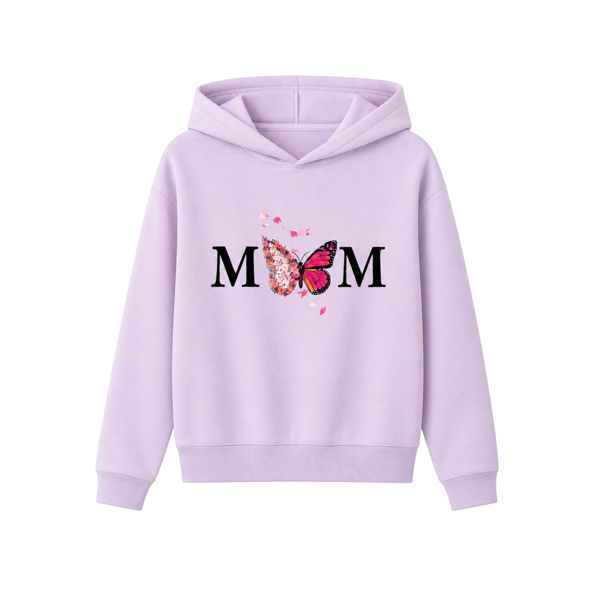 PURPLE LOVE FLEECE HOODIE