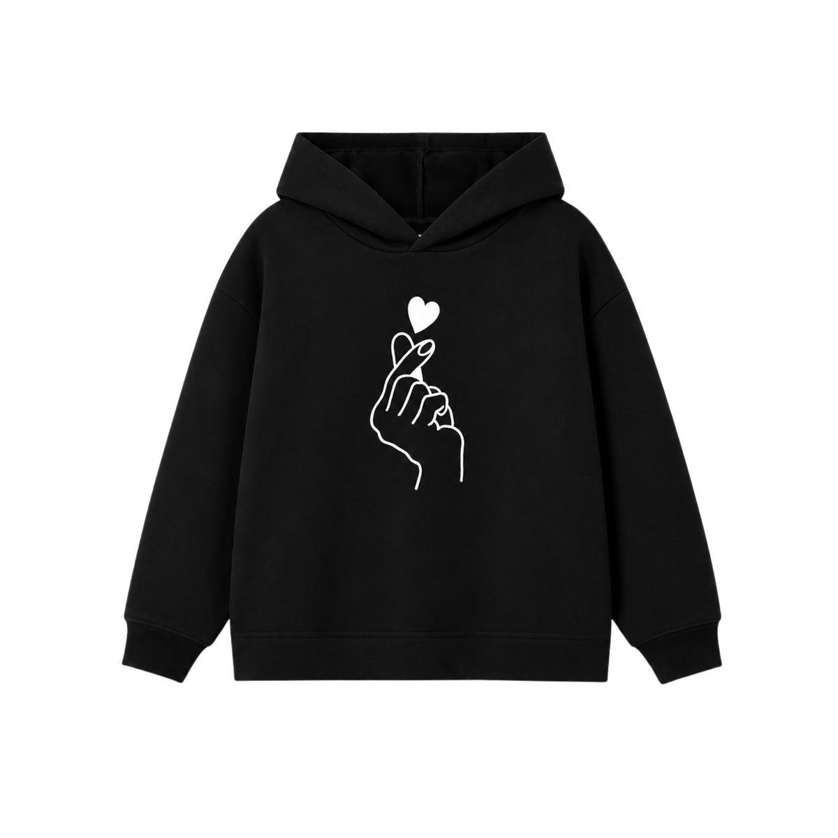 BLACK FLEECE HOODIE
