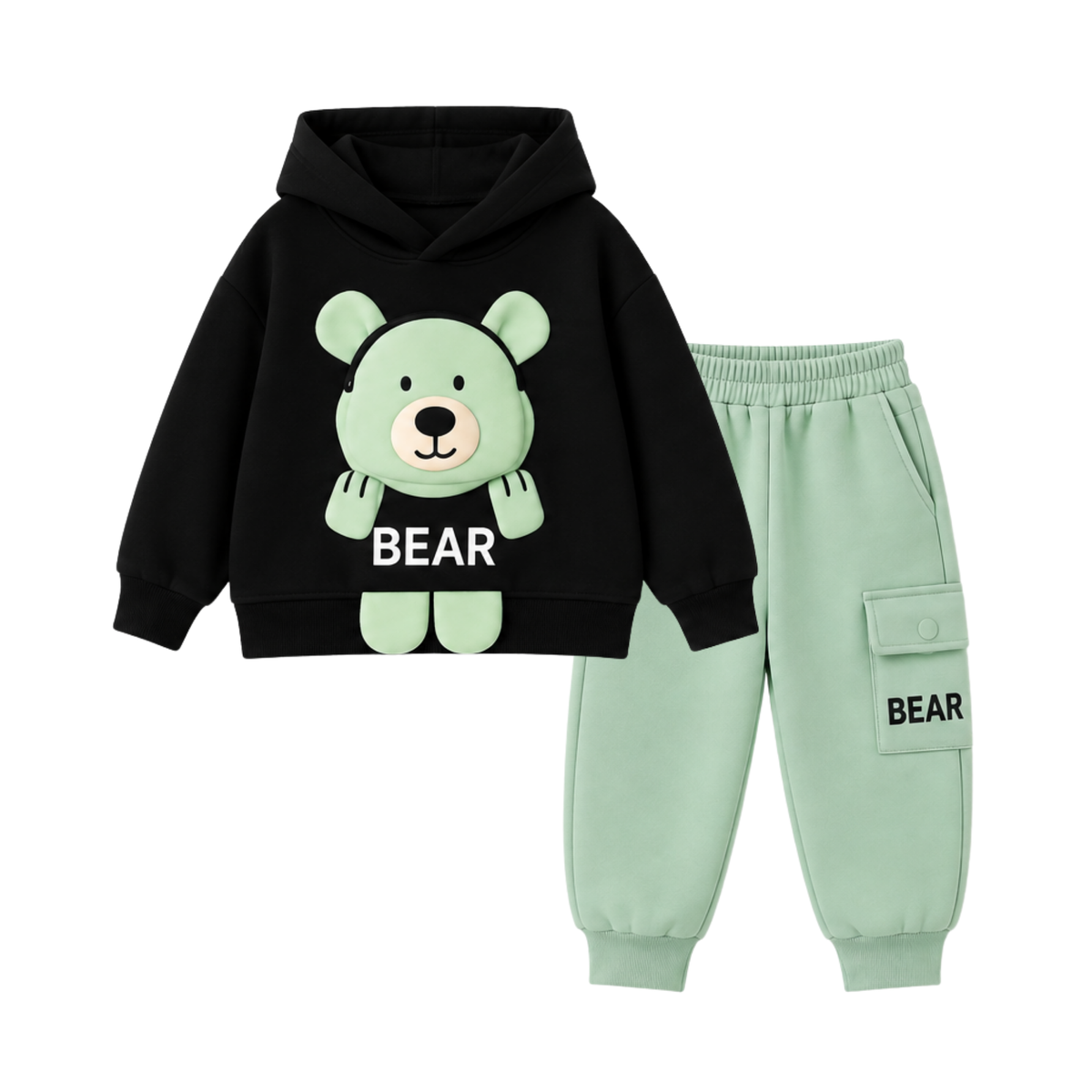 BEAR FLEECE HOODIE PAIR