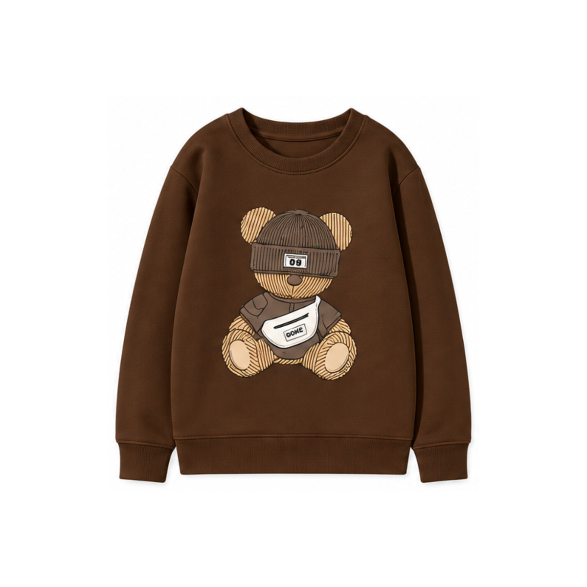 BROWN BEAR FLEECE SWEATSHIRT
