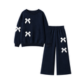NAVY TIE FLEECE TRACKSUIT